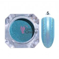 Pigment Holografic Born Pretty pentru unghii Cod NADP008SS - Indian Blue
